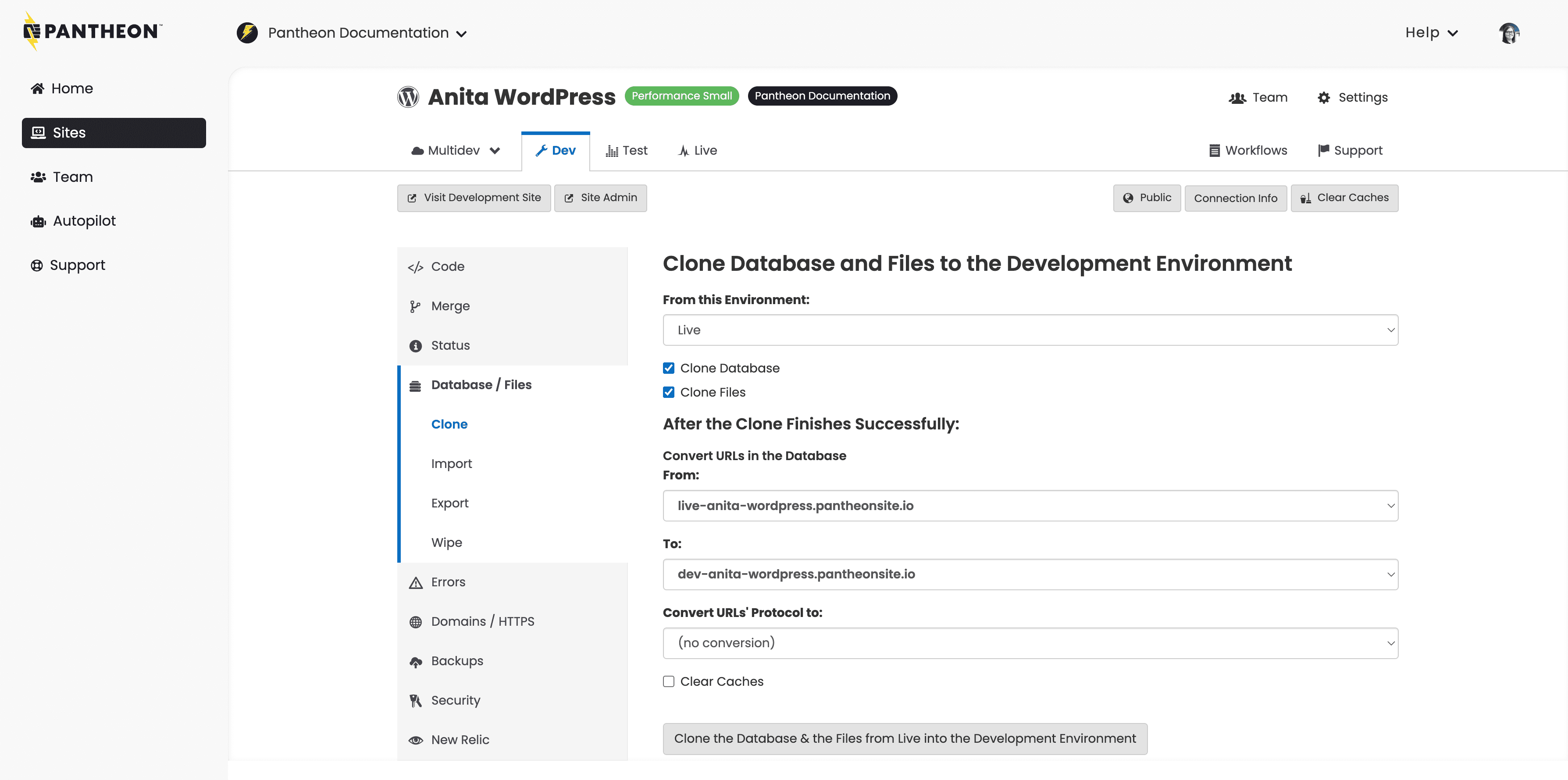 Dashboard design updates