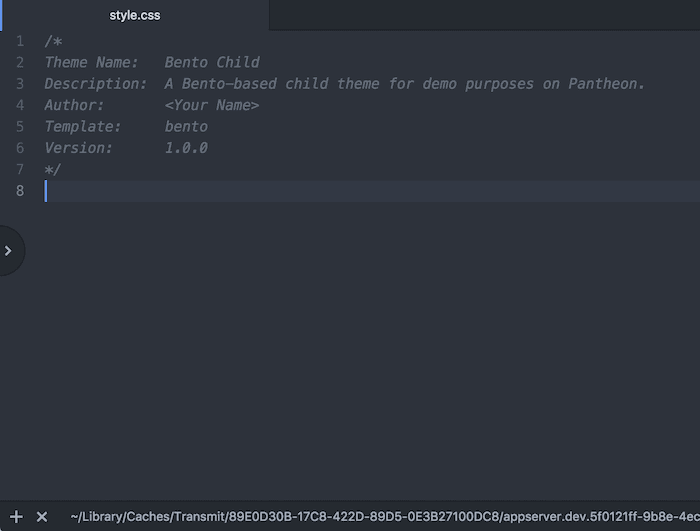 Atom Child Theme Code Snippet