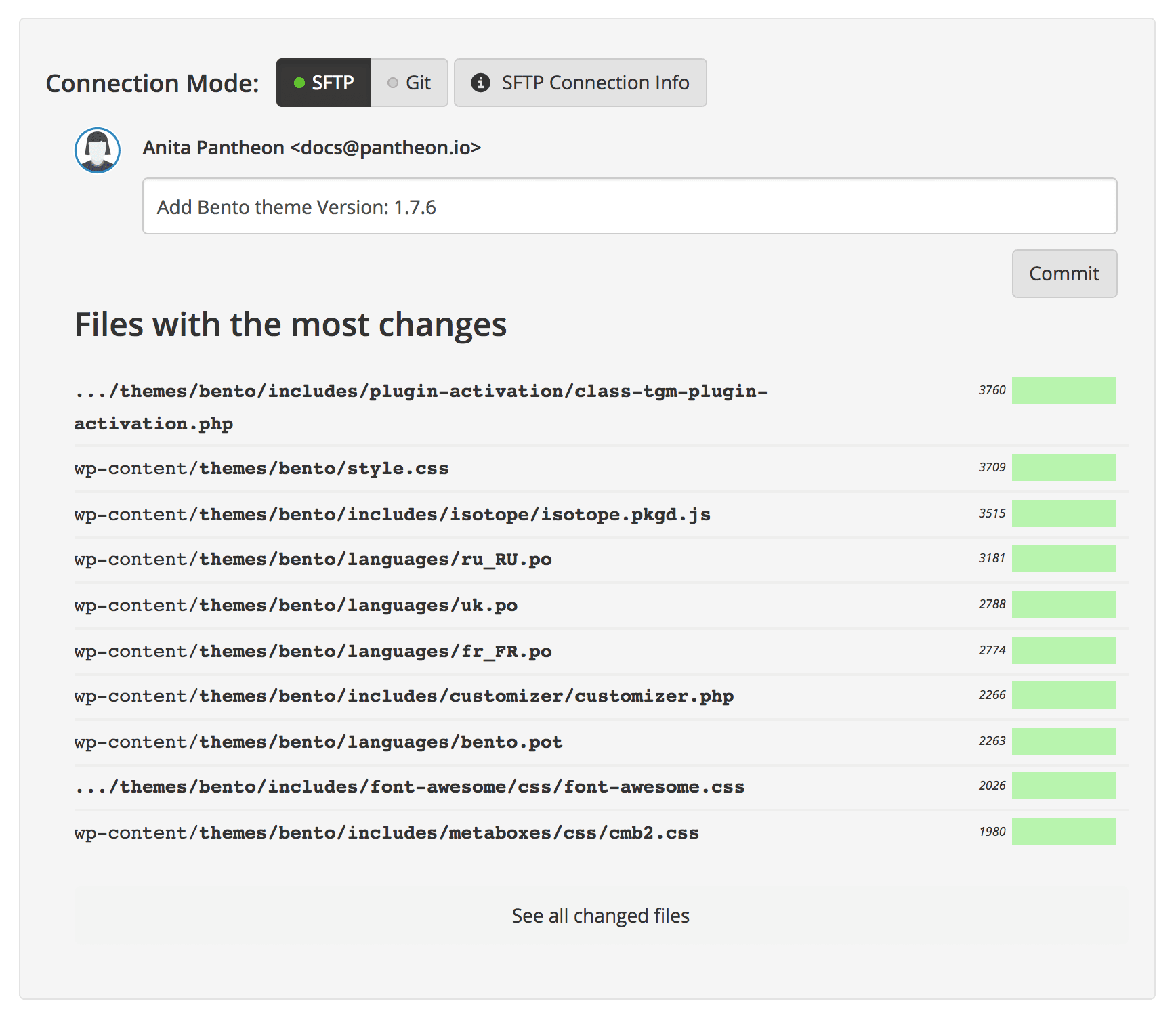Commit bento theme
