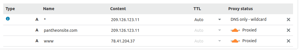 Example DNS only