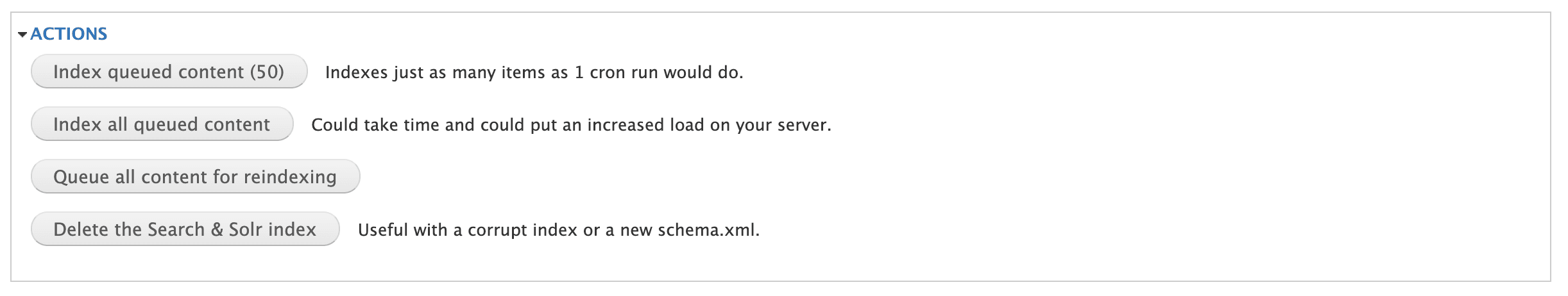 ApacheSolr Indexing