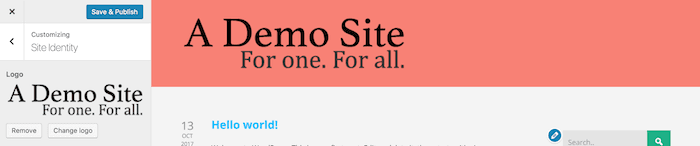 Uploaded Logo