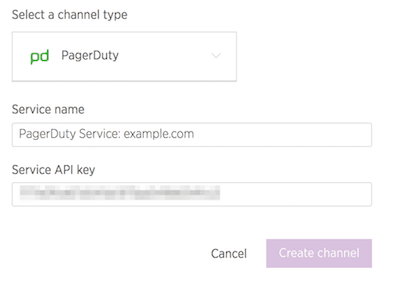 New Relic notification channel