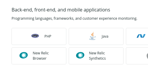 New Relic Synthetics Selection