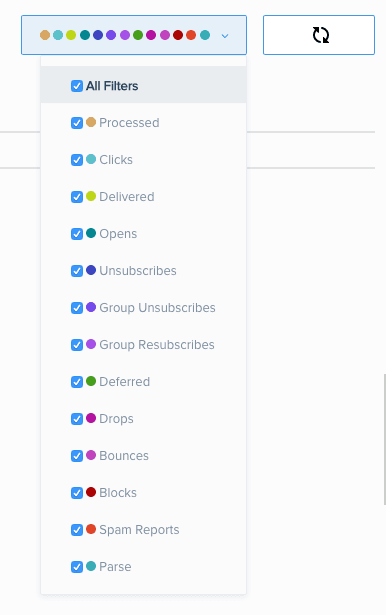 SendGrid email search options