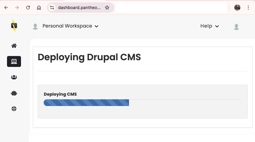 Drupal CMS Dashboard