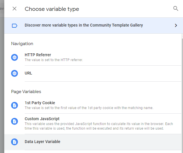 Choose Variable Type