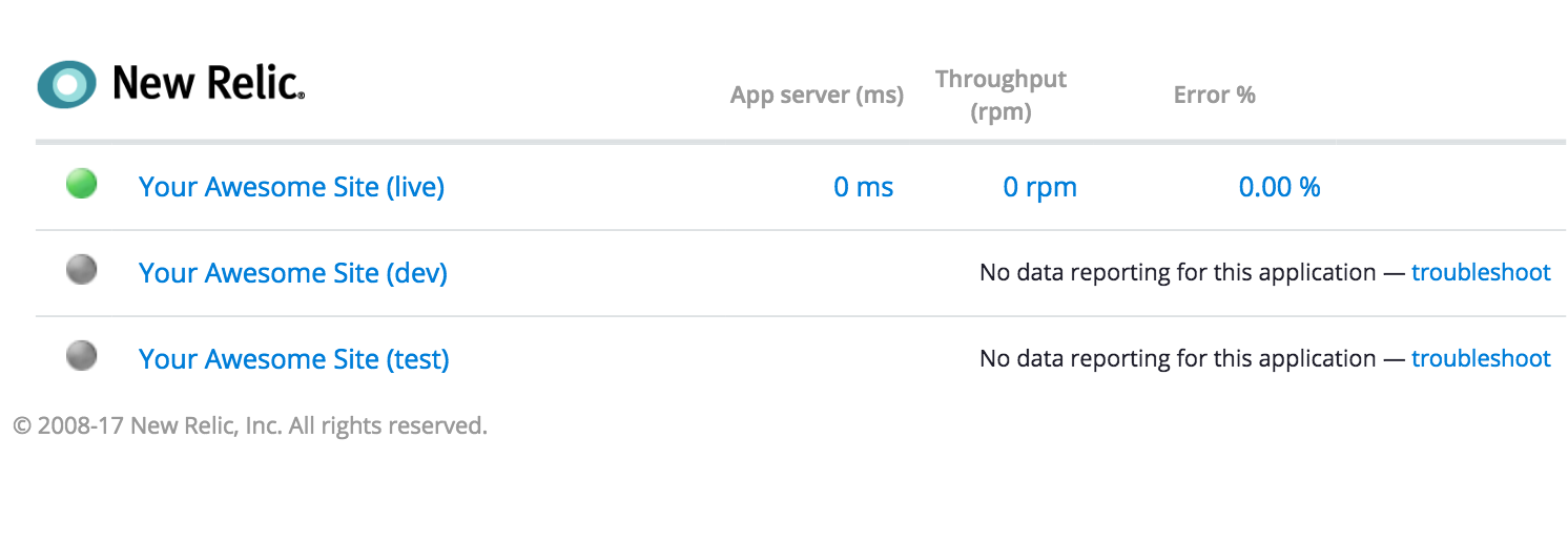 New Relic Enable and Generate Data