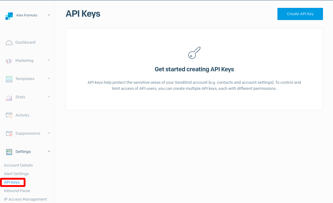 SendGrid Multiple User setup