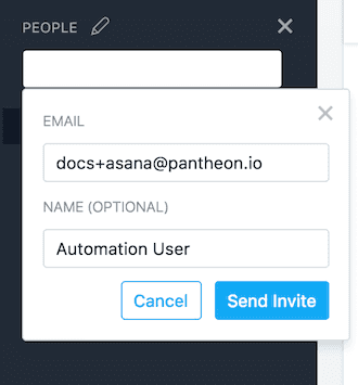 Create an automation user
