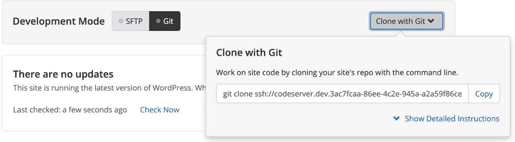 Clone with Git Button