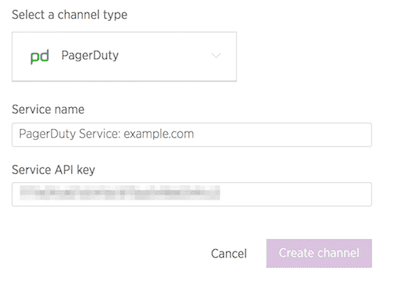 New Relic notification channel