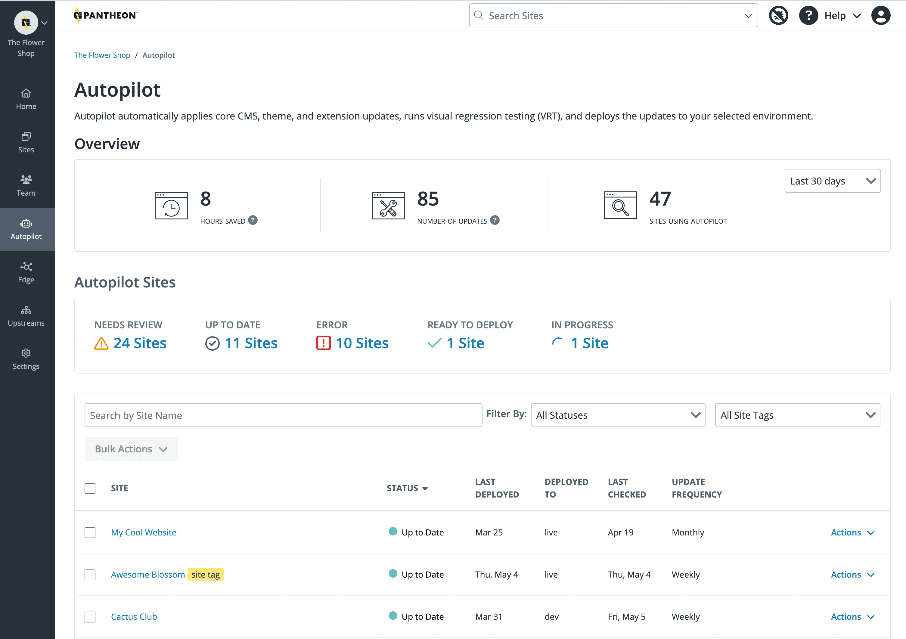 Autopilot Setup and Configuration Pantheon Autopilot Pantheon Docs