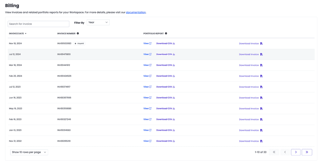 New invoice status tags