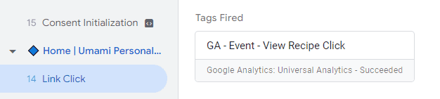GA Tags Fired