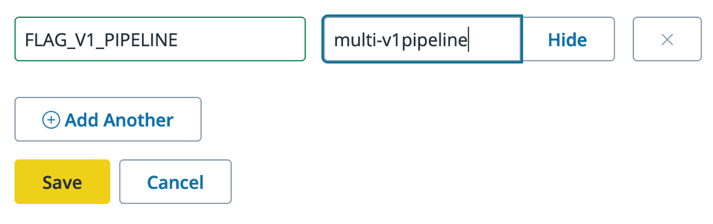 Setting FLAG_V1_PIPELINE in the dashboard